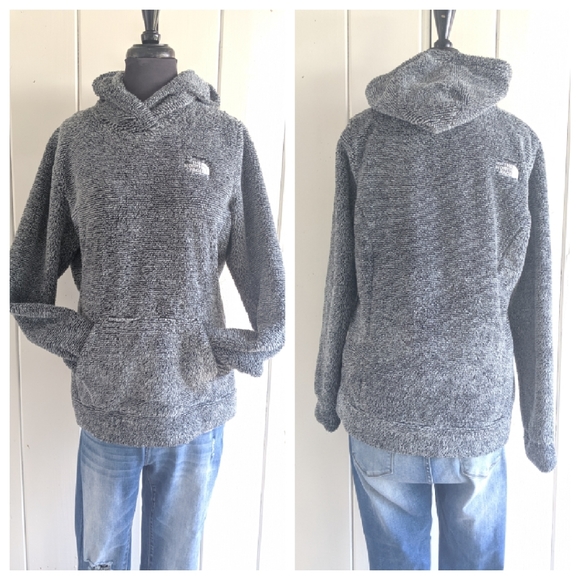 The North Face Tops - The North Face pocketed Sherpa hoodie NWOT sz M
